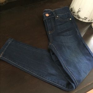 Girls celebrity pink blue jeans